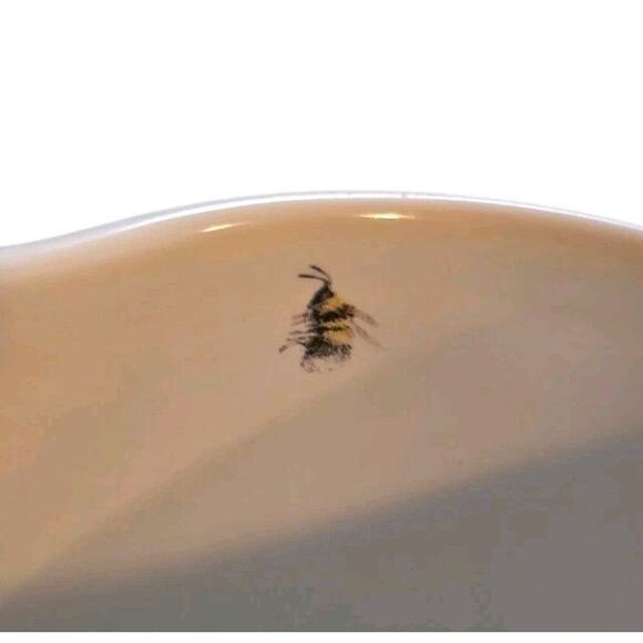 Marjolein Bastin Creamer & Sugar Bowl Ceramic Bird on Lid Wildflower Meadow - Picture 3 of 7